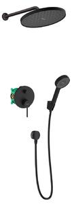 Hansgrohe Zesis S set de duș ascuns cu duș de ploaie negru 88002342