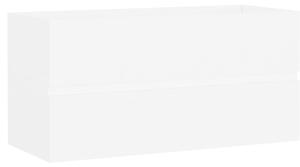 Dulap de chiuvetă, alb, 90x38,5x45 cm, PAL