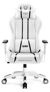 Scaun pentru copii Kido by Diablo X-One 2.0: alb-negru