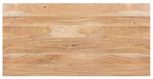 Masă de bucătărie, 120x60x76 cm, lemn masiv de acacia