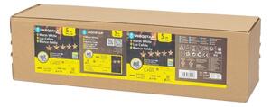 Corp de iluminat LED solar de Crăciun Aigostar LED/0,054W/1,2V 1m IP65 alb cald