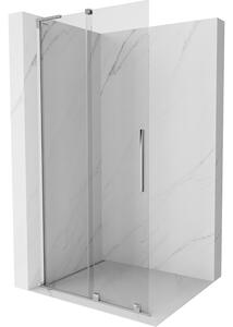 Mexen Velar L, paravan de duș glisant Walk-in 90 x 200 cm, sticlă transparentă de 8 mm, crom, 871-090-003-03-01