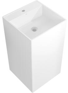 Mexen Belen lavoar independent din conglomerat 45 x 45 cm, alb mat - 26604500