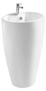 Mexen Orkla chiuvetă de sine stătătoare 49 x 37 cm, albă - 26065000