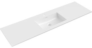Mexen Otis chiuvetă încastrată în blat 161 x 46,5 cm, alb strălucitor - 25181600