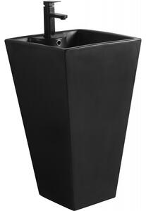 Mexen Pia chiuvetă de sine stătătoare 47 x 47 cm, negru mat - 26104770
