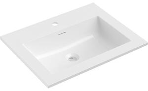 Mexen Otis chiuvetă încastrată în blat 61 x 46,5 cm, alb lucios - 25186000