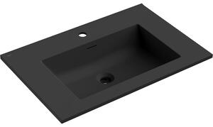 Mexen Otis chiuvetă încastrată în blat 71 x 46,5 cm, negru mat - 25187071