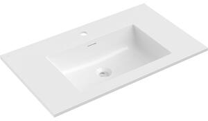 Mexen Otis chiuvetă încastrată în blat 81 x 46,5 cm, alb lucios - 25188000