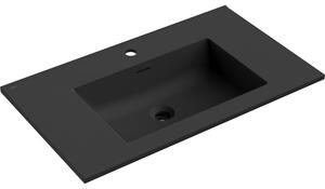 Mexen Otis chiuvetă încastrată în blat 81 x 46,5 cm, negru mat - 25188071