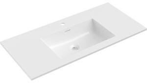 Mexen Otis chiuvetă încorporată în blatul de 101 x 46,5 cm, alb lucios - 25181000