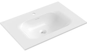 Mexen Vela chiuvetă încastrată în blat 71 x 46,5 cm, alb lucios - 25237000