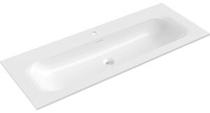 Mexen Vela chiuvetă încastrată în blat 121 x 46,5 cm, alb lucios - 25231200