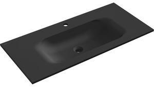 Mexen Vela lavoar încastrat în blat 101 x 46,5 cm, negru mat - 25231071
