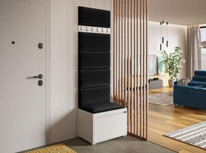 Z0ND0 Mobilier pentru hol Kendora 60 (cu 6 buc panouri tapițate Pazara 60x30) (manila 18). 1054018
