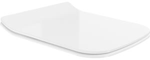 Mexen Cube capac WC cu cădere lentă, slim, duroplast, alb lucios - 39240000