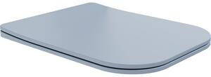 Mexen Teo scaun cu coborâre lentă slim, duroplast, gri-albastru mat - 39840069