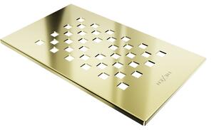 Mexen Hugo, husă metalică pentru cădița de duș Hugo, model 1, auriu strălucitor, 42910050