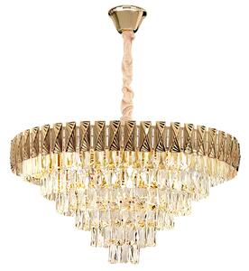 Lampă suspendată Cristal G061-CP 80CM GOLD