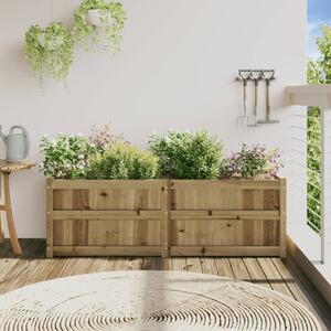 Jardinieră de grădină, 150x50x50 cm, lemn de pin impregnat
