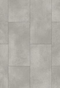 Mexen Imperial Grey prăsample de paneluri vinilice 610 x 305 mm SPC 6,5 mm, fundație IXPE 1,5 mm, 4 V-Fuga, Beton - F1154-S