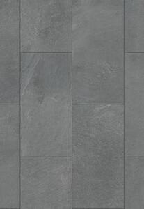 Mexen Grey Dark probă paneli vinilici 610 x 305 mm SPC 6,5 mm, subcâlc IPEX 1,5 mm, 4 V-Fugă, Lupek - F1159-S