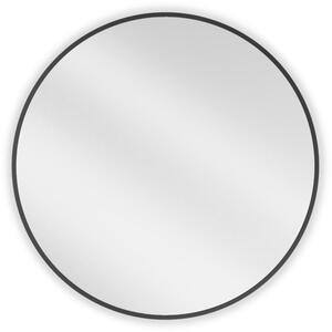 Mexen Loft, oglinda baie rotunda 70 cm, culoare rama negru mat, 9850-070-070-000-70