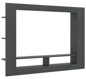 Comodă TV, gri, 152x22x113 cm, PAL