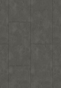Mexen Steel Black mostre de panouri vinilice 610 x 305 mm SPC 6,5 mm, suport IXPE 1,5 mm, 4 V-Fuga, Piatră - F1148-S