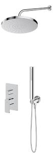 Set baterie cadă-duș Oltens Hadsel 34108100, cap de duș Oltens Pluva 37010100, 39400100, 37102100, 39304100, 37200100