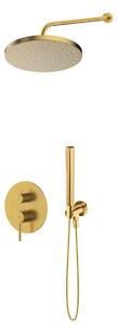 Set baterie cadă-duș Oltens Molle 34113810, cap de duș Oltens Pluva 37010810, 39402810, 39305810, 37106810, 37203800