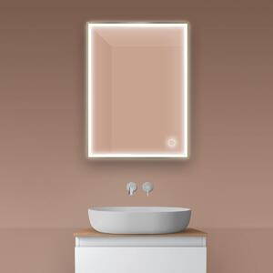 Oltens Nordlis oglindă 60x80 cm dreptunghiular cu iluminare cu covoraș de încălzire 64105510