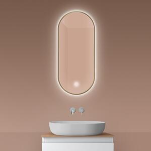Oltens Nordlis oglindă 40x90 cm oval cu iluminare cu covoraș de încălzire 64113510