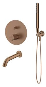 Set baterie cadă-duș Oltens Hamnes 34106610, pipă baterie Oltens Molle 39100610, 39304610, 37102610, 37200610