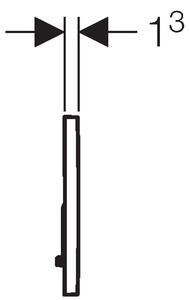 Geberit Sigma buton de spălare pentru WC crom lucios 115.770.21.5