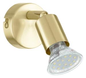 Spot LED de perete Eglo 33184 BUZZ-LED 1xGU10/2,8W/230V 3000K auriu