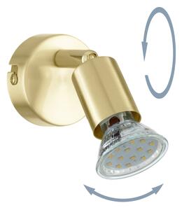 Spot LED de perete Eglo 33184 BUZZ-LED 1xGU10/2,8W/230V 3000K auriu