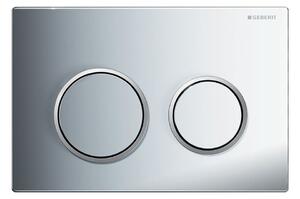 Geberit Omega20 buton de spălare pentru WC crom lucios-crom mat 115.085.KH.1