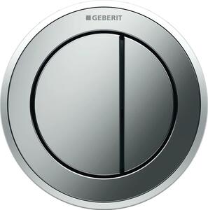 Geberit Typ 10 buton de spălare pentru WC crom lucios-crom mat 116.055.KH.1