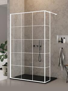 New Trendy New Modus White perete cabină de duș walk-in 30 cm alb mat/sticlă cu model EXK-2246