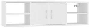 Raft de perete, alb, 102x30x29 cm, PAL