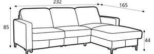 Coltar extensibil Basic din piele 2,5F-R