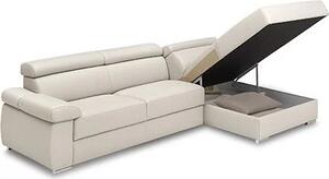 Canapea extensibila cu sezlong Zoom textil