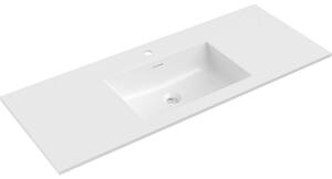 Mexen Otis lavoar încastrat în blat 121 x 46,5 cm, alb lucios - 25181200