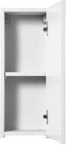 Comad Nova White dulap 20x18.9x57 cm laterala pe perete alb NOVA WHITE 83-20-1D