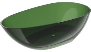 Mexen Glass forest cadă autoportantă transparentă 170 x 85 cm, dop crom - 58061708502
