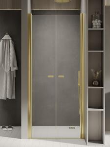 New Trendy New Soleo Light Gold uși de duș 90 cm înclinabilă auriu luciu/sticlă transparentă D-0456A