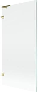 Mexen Lunar L paravan baie cu un panou 90 x 150 cm, transparent, auriu - 897L-090-000-50-00