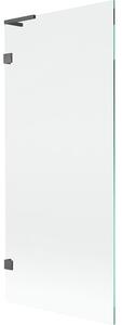 Mexen Lunar L paravan de duș cu 1 aripă 80 x 150 cm, transparent, gri-închis periat - 897L-080-000-66-00