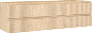 Mexen Rivel dulap baie sub lavoar 160 cm, 2 sertare, canelată, stejar - 91A20-16047-2-BFF81